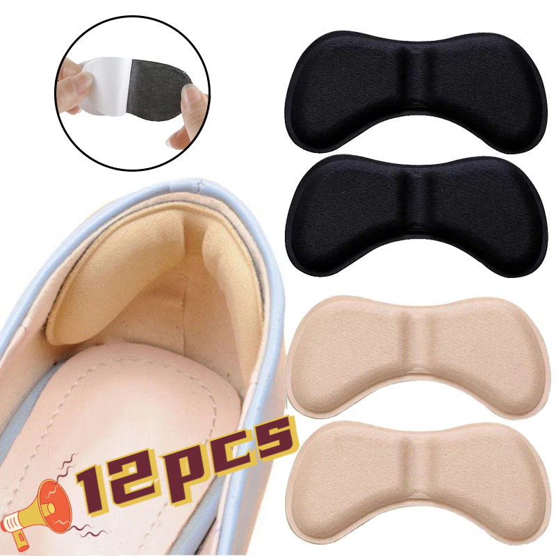 Heel Liner Grip - 12 Peças Protetores de Calcanhar Adesivos