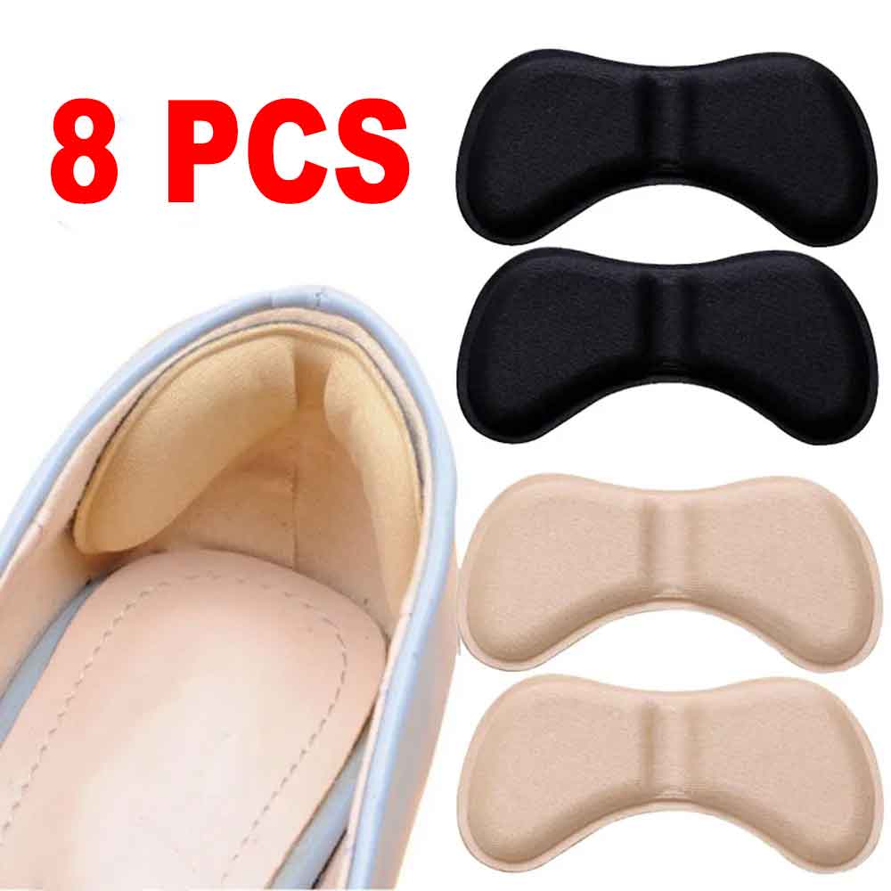 Heel Liner Grip - 4 pares protetor de calcanhar para