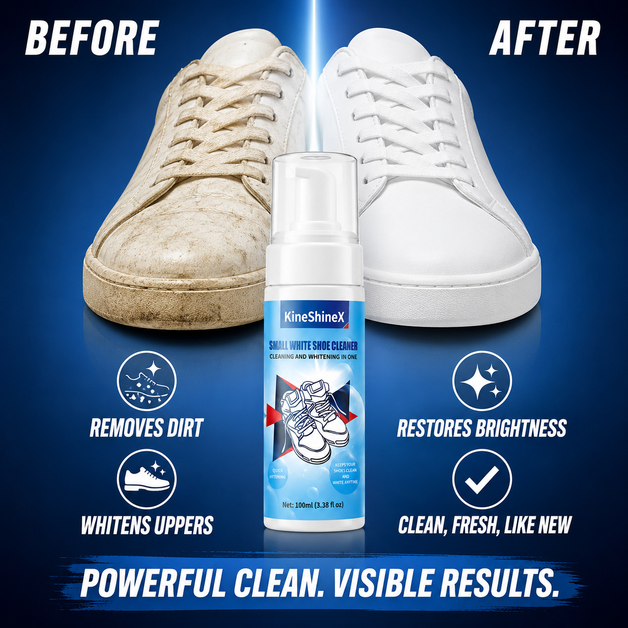 Sneaker Care Cleaner - Kits de Limpeza de Calçados Gihen,