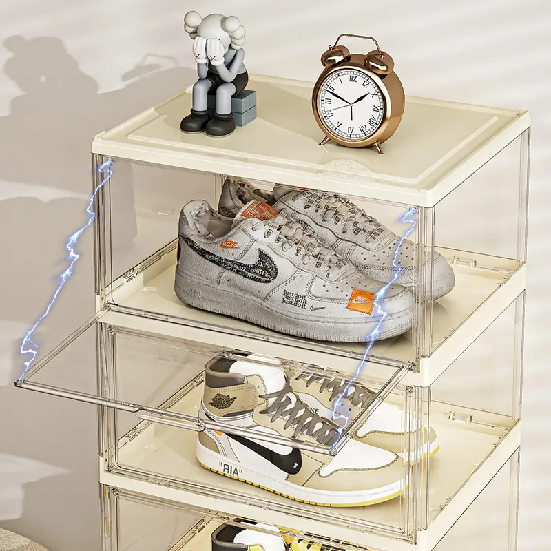 Armário de Sapatos Dobrável em - Shoe Box Display avaliação e preço