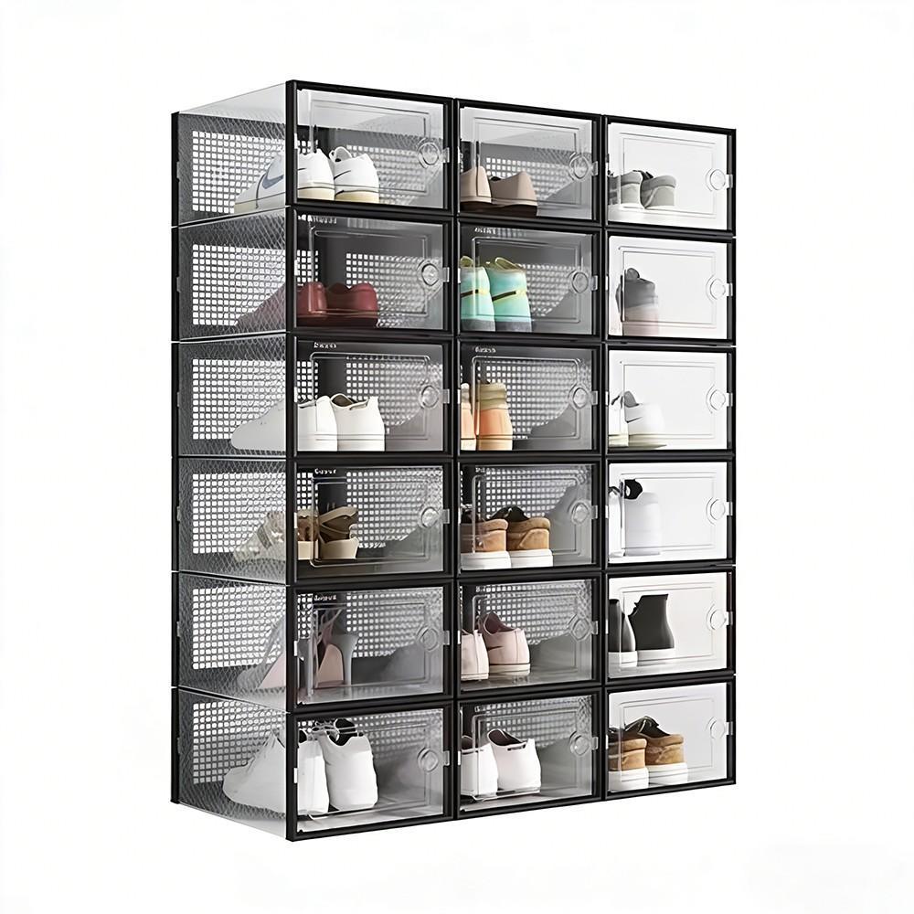 Pacote com 12 Caixas de Armaze - Shoe Box Display avaliação e preço