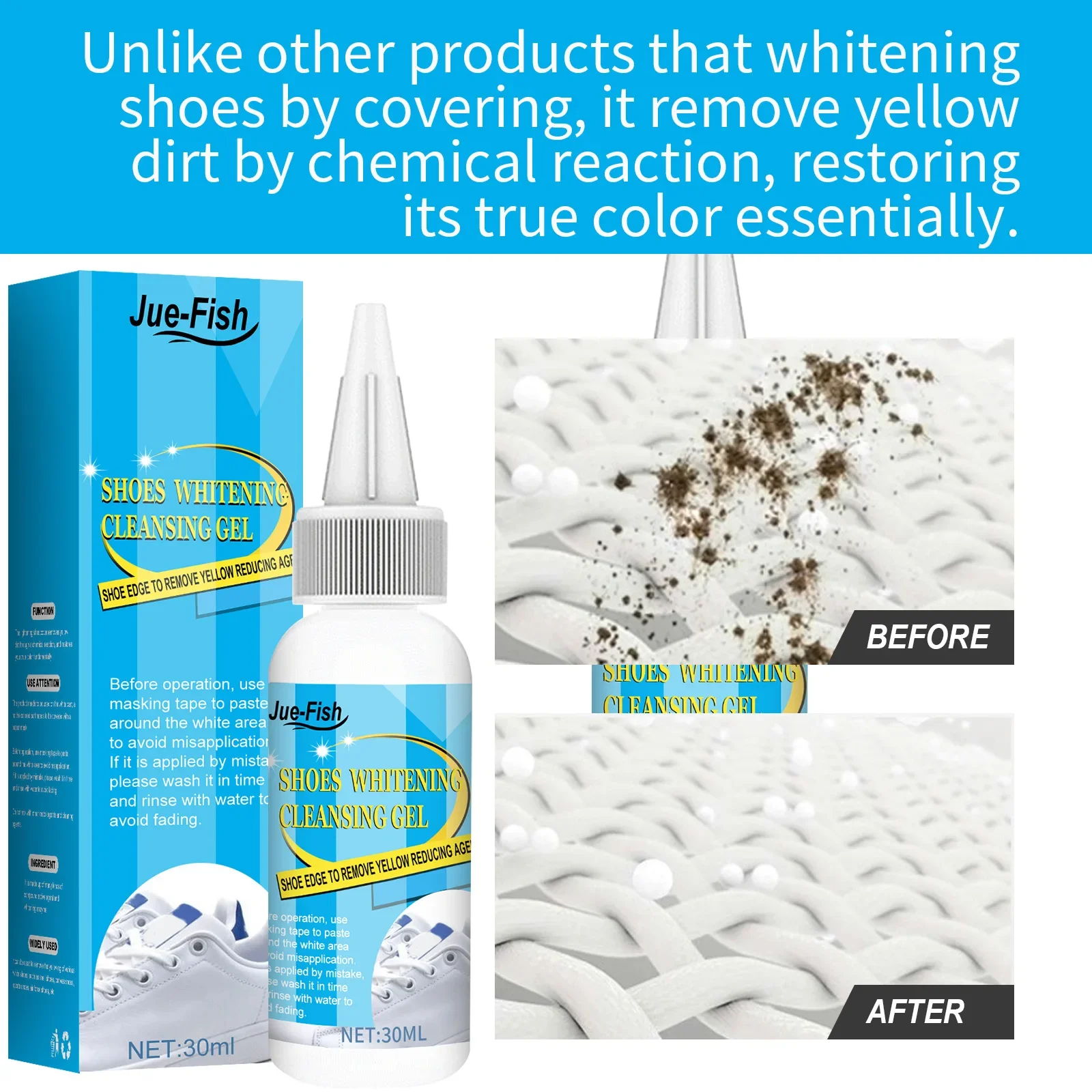 Sapatos brancos Gel De Limpeza - Sneaker Care Cleaning Kit avaliação e preço