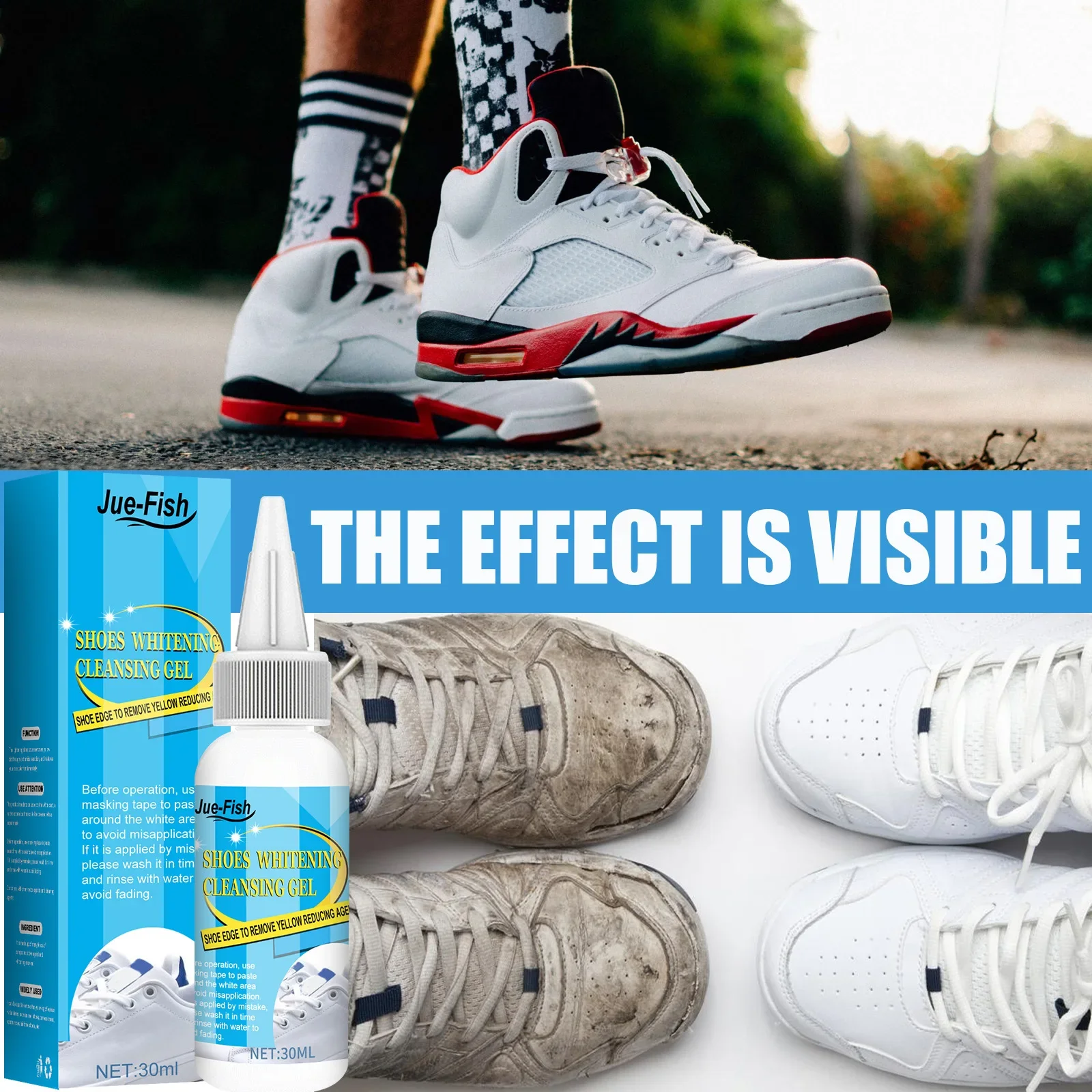 Sapatos brancos Gel De Limpeza - Sneaker Care Cleaning Kit avaliação e preço