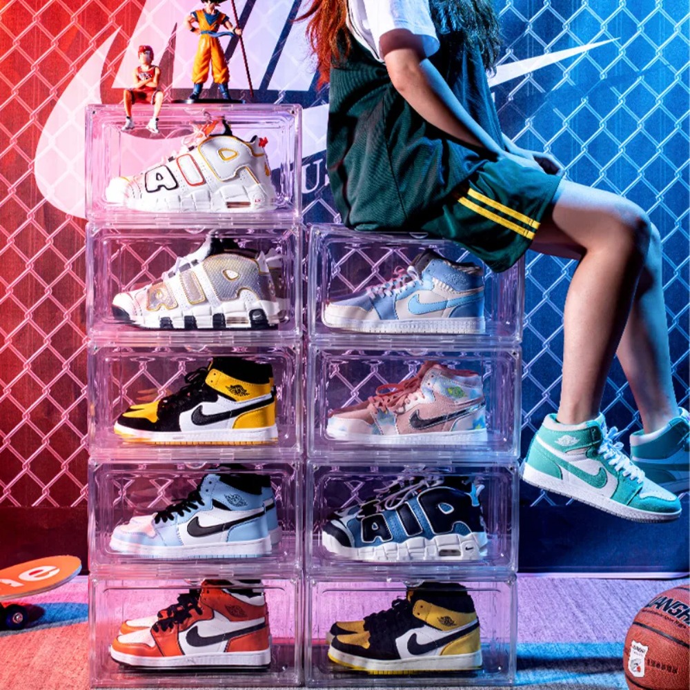 Caixa de Armazenamento Transpa - Shoe Box Display avaliação e preço