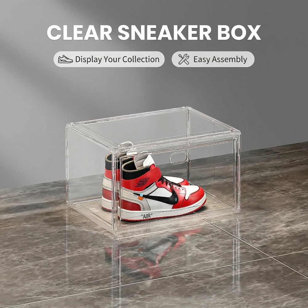 Caixa de Armazenamento Transpa - Shoe Box Display avaliação e preço